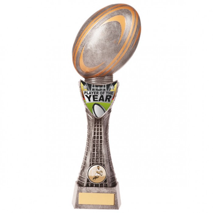VALIANT - PLAYER OF THE YEAR - RUGBY AWARD - 3 SIZES - 25.5CM TO 32CM